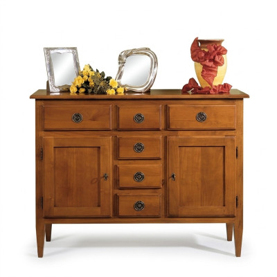 Cómoda Aparador Buffet Marrón Armarios Cómodas Muebles Madera Maciza