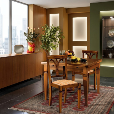 Mesa de comedor estilo antiguo muebles de madera maciza Mesas de comedor italianas Mesa de madera Mesas