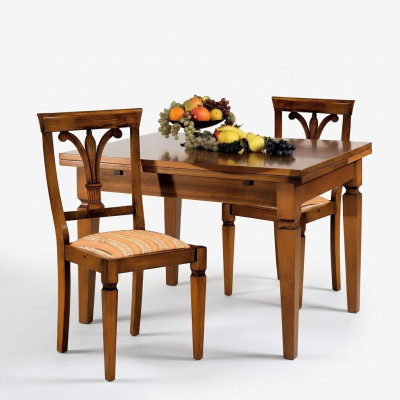 Mesa de comedor estilo antiguo muebles de madera maciza Mesas de comedor italianas Mesa de madera Mesas