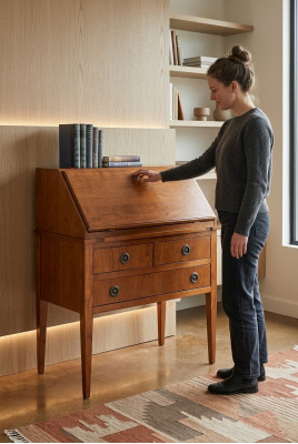 Secretario cómoda secretarios muebles italianos escritorios mesas oficina casa nuevo