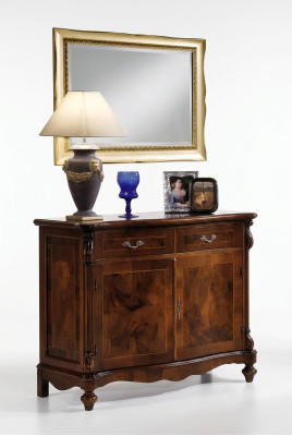 Cómoda aparador Credenza marrón Credenzas madera maciza gabinete cómodas muebles