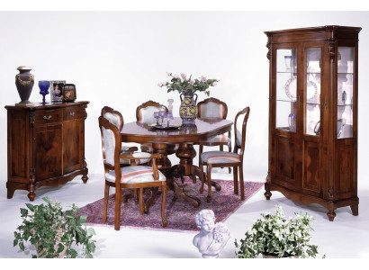Mesa de comedor de lujo Mesa de madera maciza Muebles de Italia Mesas de comedor Decoración