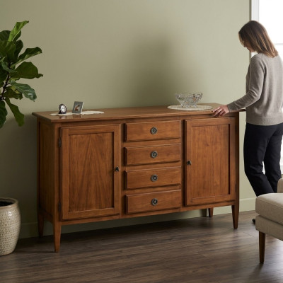 Cómoda Aparador Estante Armario Estantes Muebles de madera maciza de Italia Armarios