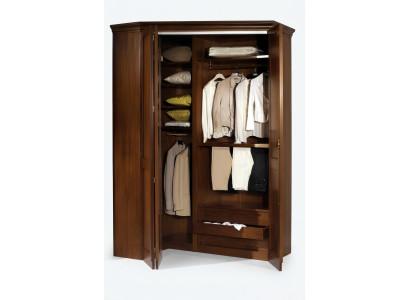 Armario esquinero de roble Armario Armario esquinero Armario Ropero Armarios Muebles de dormitorio