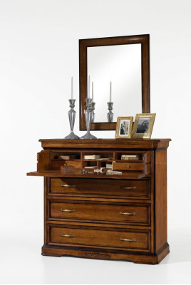 Cómoda aparador Aparador Aparadores Madera maciza Armario Muebles Cómodas Marrón