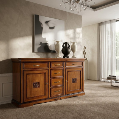 Cómoda cajones de madera cómoda sala de estar aparador armario armarios macizo nuevo