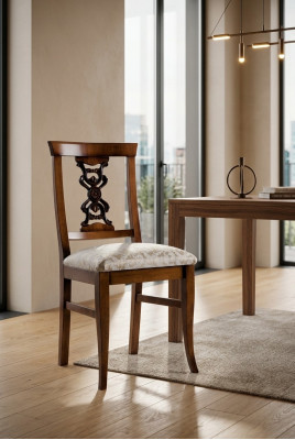 Sillas de comedor de lujo de madera Sillón Marrón Sillas de salón Muebles nuevos