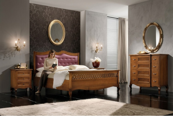 Dormitorio cama mesita de noche cama doble acolchada conjunto de camas grupo juego de 3 piezas.