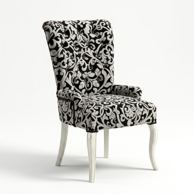 Silla tapizada de comedor de lujo silla sillas de sillas de oficina muebles