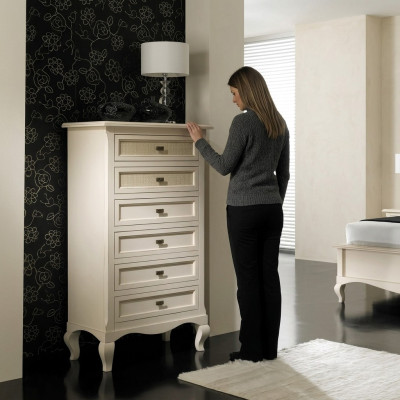 Cómodas Aparadores Madera maciza Armario Muebles Cómoda Aparador Blanco