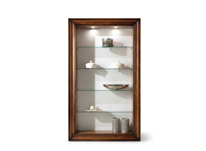 Vitrina de lujo de madera Muebles Armarios Estante Archivador Vitrina de vidrio Armario antiguo