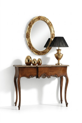 Mesa de consola Mesas de consola Muebles Consola de madera Teléfono Auxiliar Italiano