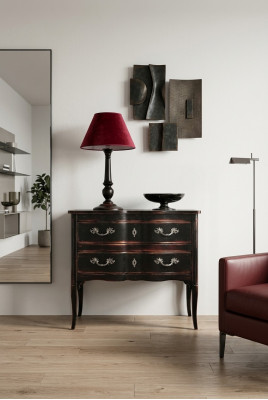 Cómoda marrón aparador aparador aparadores madera maciza armario muebles cómodas