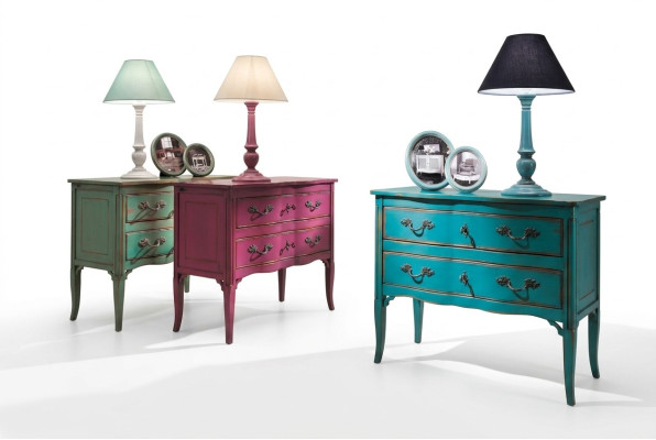 Cómoda Armario Aparador Muebles italianos Madera real Cómodas Aparadores Nuevo