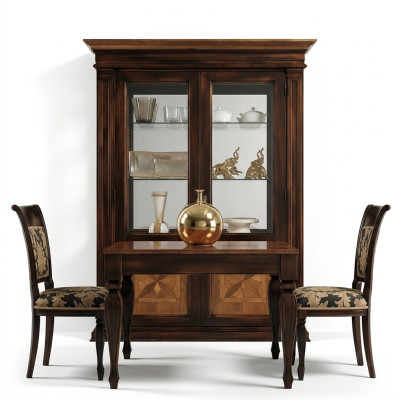 Madera maciza Aparador Aparador de salón Aparador Vaccari cav giovanni Vitrinas