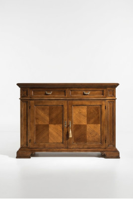 Cómoda con espejo consola muebles cómodas armario diseño lujo aparador de 2 piezas.