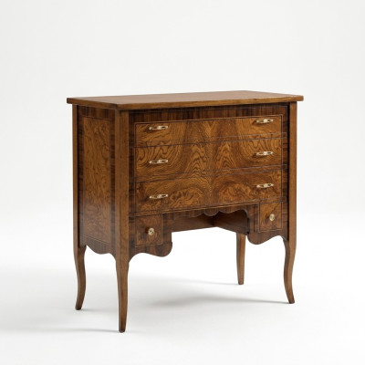 Cómoda de madera, muebles de estilo italiano de lujo, cómodas de estilo barroco antiguo de estilo nuevo.