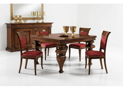 Mesa de comedor Diseño Muebles Decoración Mesas Madera maciza Mesa Nueva Lujo Italiana