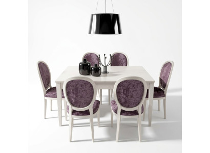 Mesas de comedor italianas Mesa Madera Mesas Muebles Mesa de comedor Estilo antiguo Madera maciza