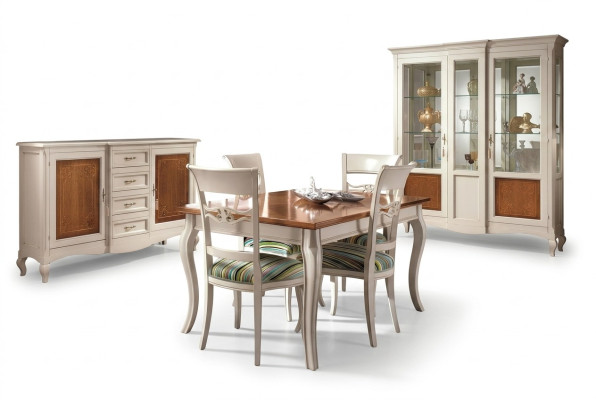 Mesa de comedor + 4x sillas Silla Conjunto de comedor Grupo de comedor Moderno Mesa Mesas Conjunto
