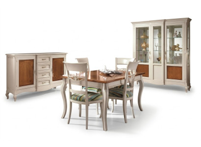 Mesa de comedor + 4x sillas Silla Conjunto de comedor Grupo de comedor Moderno Mesa Mesas Conjunto