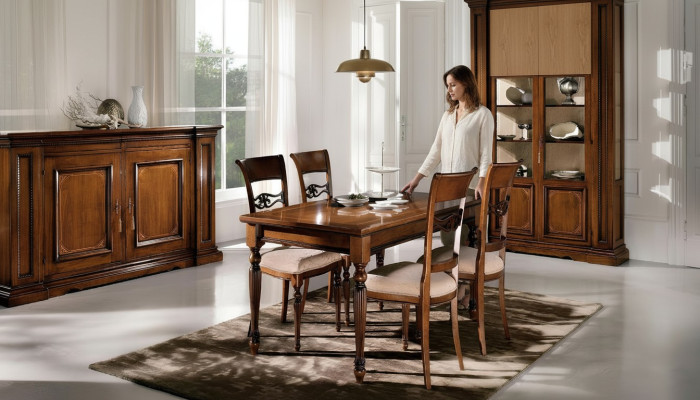 Mesa de comedor de madera mesas de comedor mesas de comedor mesas diseño de mesa madera muebles de lujo Italia