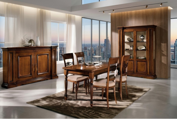 Mesa de comedor de madera mesas de comedor mesas de comedor mesas diseño de mesa madera muebles de lujo Italia