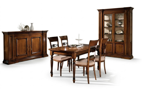 Mesa de comedor de madera mesas de comedor mesas de comedor mesas diseño de mesa madera muebles de lujo Italia