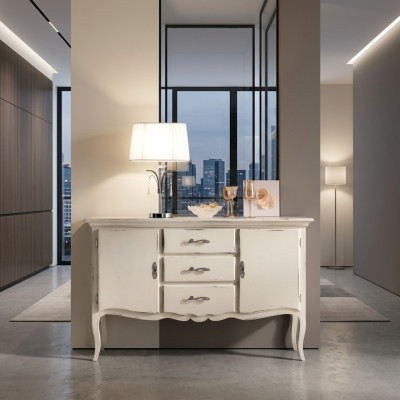Cómoda Dormitorio de lujo Diseño de madera Aparador Lado Nuevo Cómoda Armario Estante