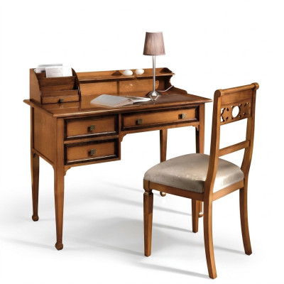 Escritorio del secretario Estilo italiano Muebles de madera maciza Mesa