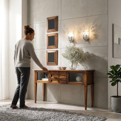 Mesa de consola Diseño Mesa de madera Consola Cómodas Mesa de lujo Cómoda Nueva