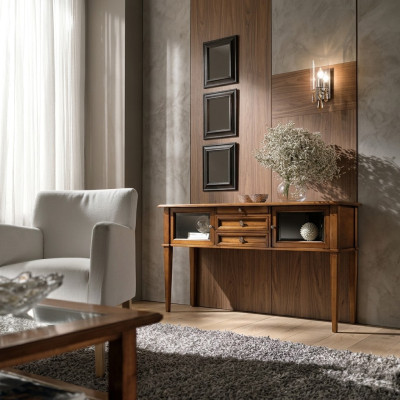 Mesa de consola Diseño Mesa de madera Consola Cómodas Mesa de lujo Cómoda Nueva