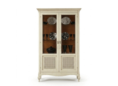 Vitrina de madera de lujo gabinetes clásicos aparador de diseño muebles italianos marrón.