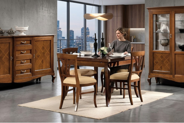 Silla de comedor Sillón de respaldo conjunto de comedor juego de 4 sillas de respaldo Nuevo conjunto de 5 piezas.