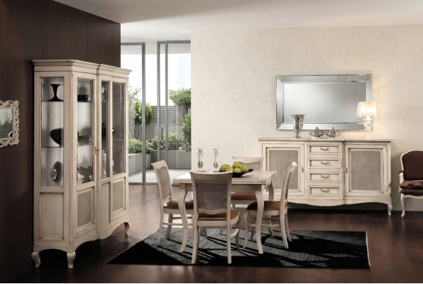 Muebles Grupo de decoración Juego de mesa + 4 sillas 5 piezas. Conjunto de mesa de comedor Comedor