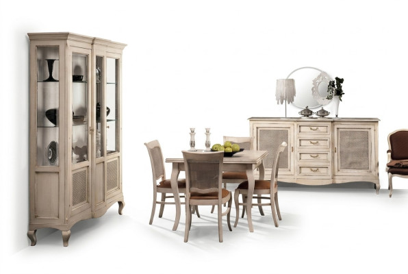 Muebles Grupo de decoración Juego de mesa + 4 sillas 5 piezas. Conjunto de mesa de comedor Comedor