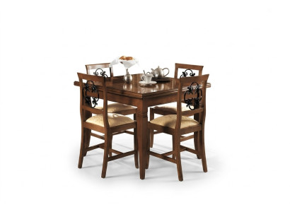 Mesas de comedor italianas Mesa de madera Mesas Muebles Mesa de comedor Estilo antiguo Madera maciza