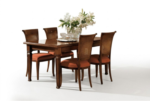 Muebles de diseño de mesa de comedor italiano de lujo, mobiliario de mesa de madera maciza, mesa nueva.