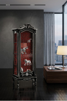 Vitrina Armario Aparadores Salón Muebles Aparador Muebles Italianos Madera