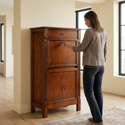 Cómoda aparador armario guardarropa aparador muebles antiguo estilo madera de lujo madera