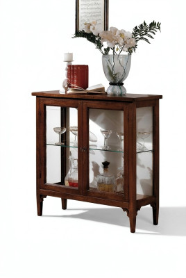 Vitrina Armario Vitrinas Muebles de sala Cómoda Muebles italianos Madera