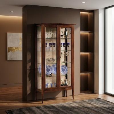Salón mueble de cristal armario vitrina Comedor aparador Madera armarios Muebles