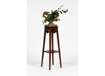 Soporte para flores Soporte para flores Soporte para jarrones Madera maciza Soporte para macetas de madera real