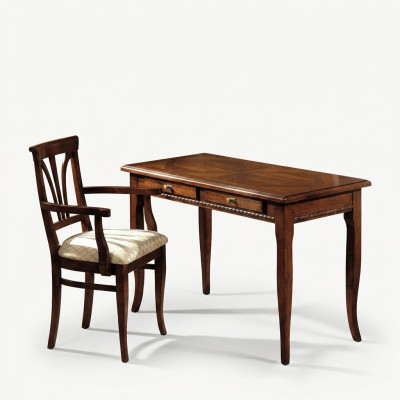 Escritorio Secretaria Muebles italianos Mesa Silla Set Oficina 2 piezas Mobiliario