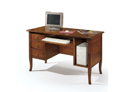 Muebles de oficina de estilo italiano, escritorio de madera real, mesas nuevas.