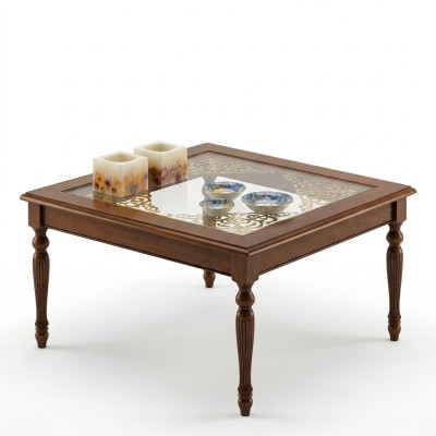 Mesa de centro de madera Mesa auxiliar Mesa de café Mesa de diseñador Mesa de sala Mesas
