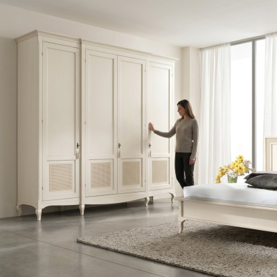 Armario de madera maciza armario de madera armario Muebles de dormitorio macizos Italia