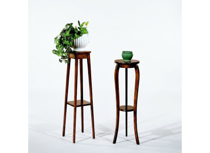 Soporte para flores Soporte para flores Soporte para jarrones Madera maciza Madera real Estante de madera Muebles