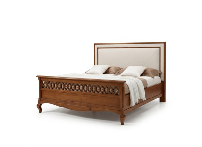 Cama doble Muebles de dormitorio de madera maciza Vaccari cav giovanni Cama nueva