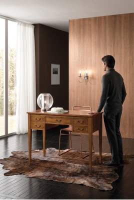Escritorio Mesa Mobiliario italiano Muebles Mesas Madera Oficina Secretario Nuevo